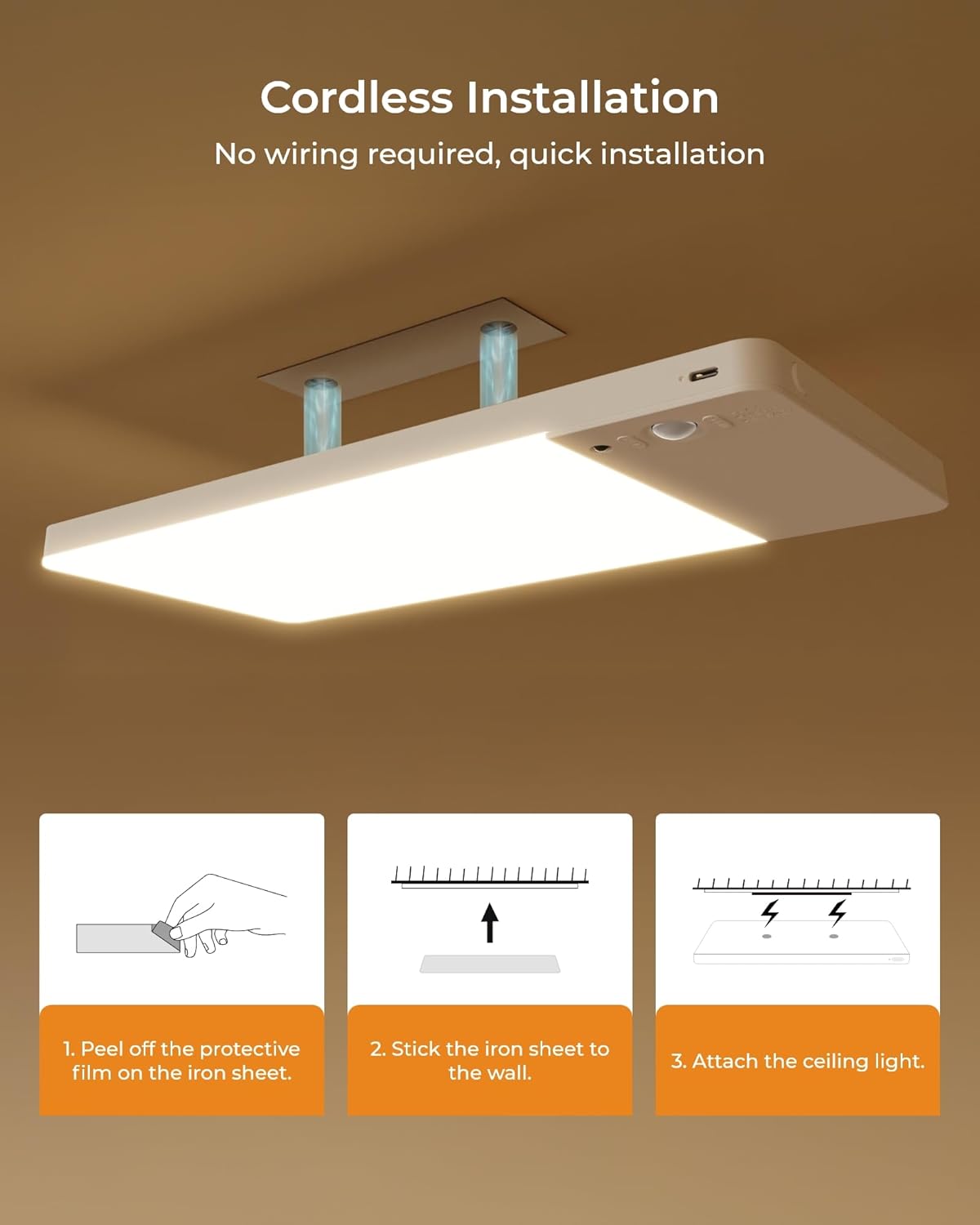 FULEN Night-Only Motion Light — Safe Nighttime Path Lighting for Elderly and Kids, No Fire Risk