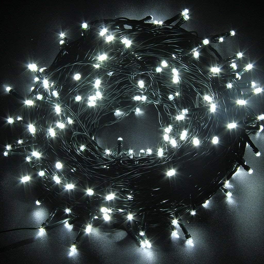 FULLBELL 33ft 100 LED Black String Lights Remote – Effortless Dorm & Apartment Decor with Memory Function & Energy-Efficient 6W LEDs