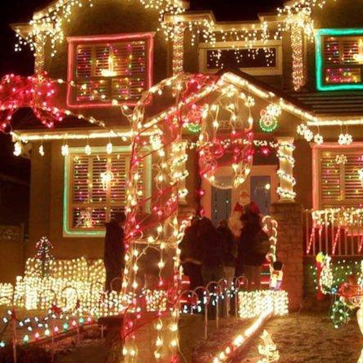 FUNPENY Warm White Fairy Lights – Christmas Gift for Friends, Family & Hosts, 8 Mode 500 LED String Lights on Storage Reel