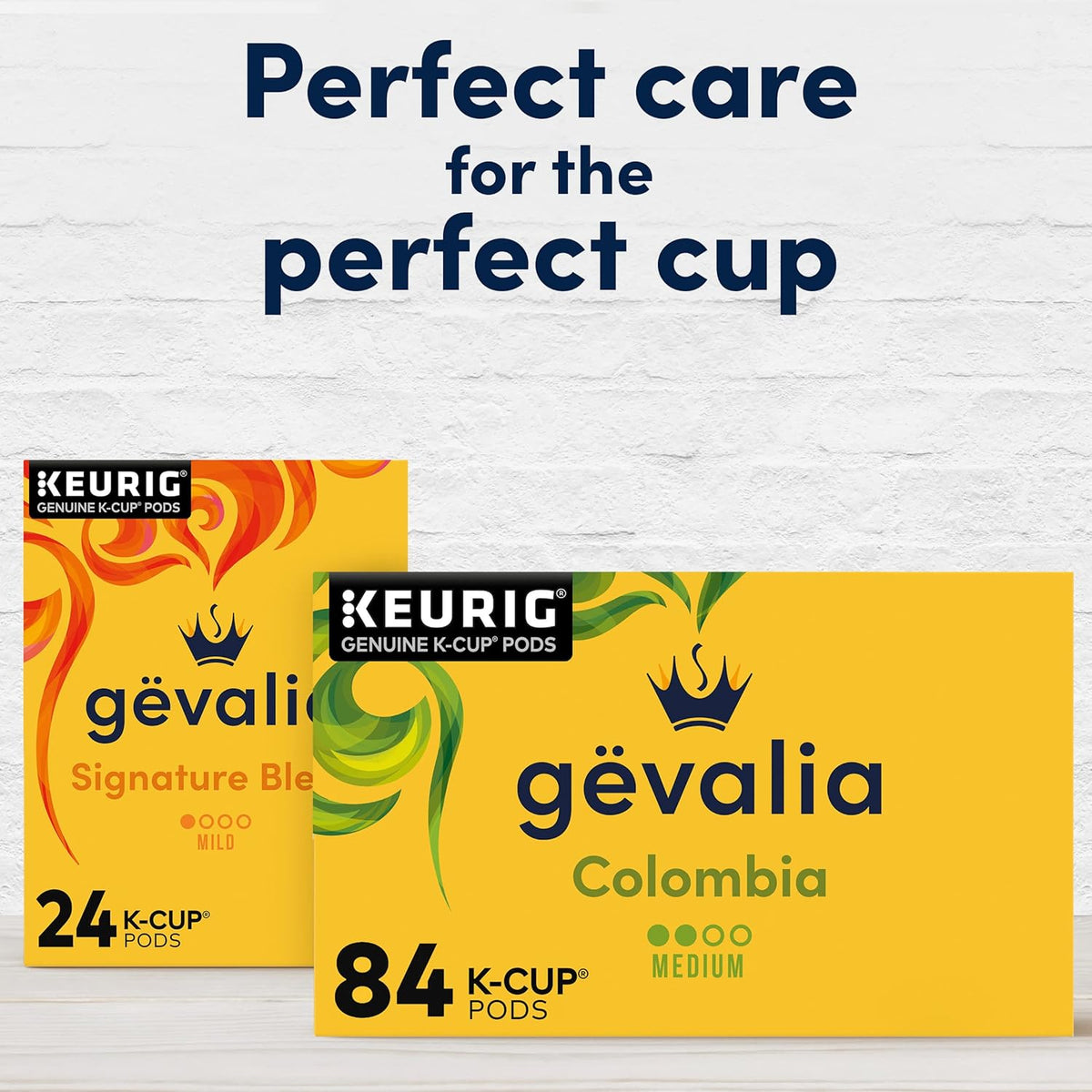 Gevalia Colombia K-Cup Coffee Pods – Holiday and Birthday Gift for the Keto or Low Carb Friend, 84 ct Box