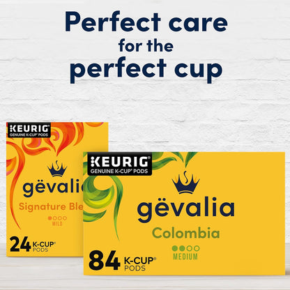 Gevalia Colombia K-Cup Coffee Pods – Holiday and Birthday Gift for the Keto or Low Carb Friend, 84 ct Box