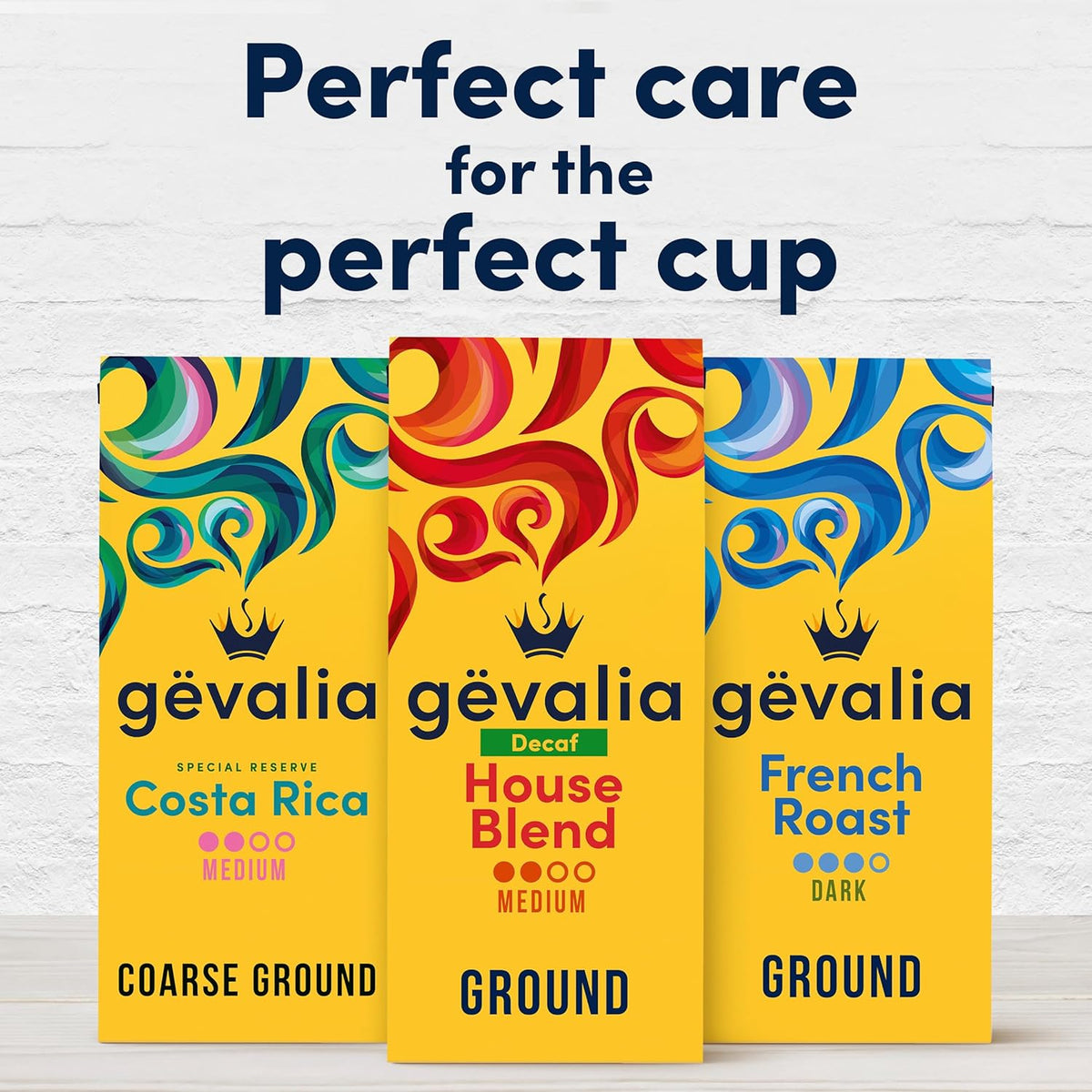 Gevalia House Blend Decaf Coffee – Premium Arabica Reserve for the Connoisseur's Pantry, 12 oz