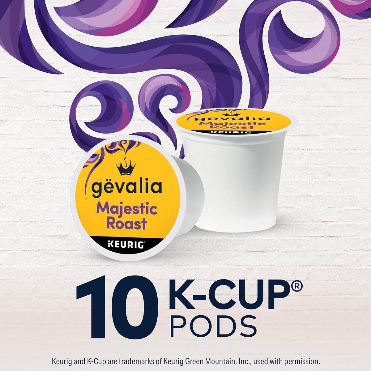 Gevalia Majestic Roast K-Cup Coffee Pods – Gourmet Gift-Worthy Dark Roast, Slow-Roasted Arabica Pods for the Connoisseur