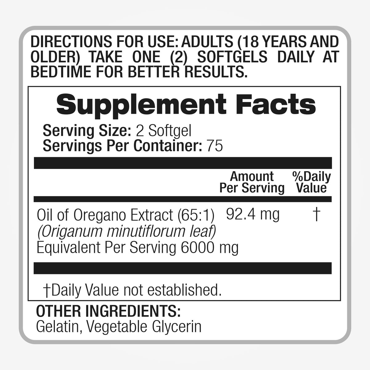 gluten-free certified dietary formulation