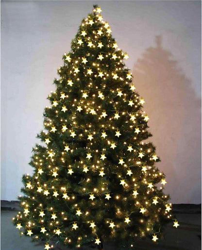 Homeleo Star String Lights, Fire-Free Warm White LED Lights for Bedroom & Home, Battery Operated with Auto-Off