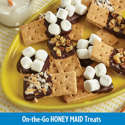 HONEY MAID Fresh Stacks Graham Crackers – Individually Wrapped Kids Snack for Lunchboxes, Playdates, and Goody Bags