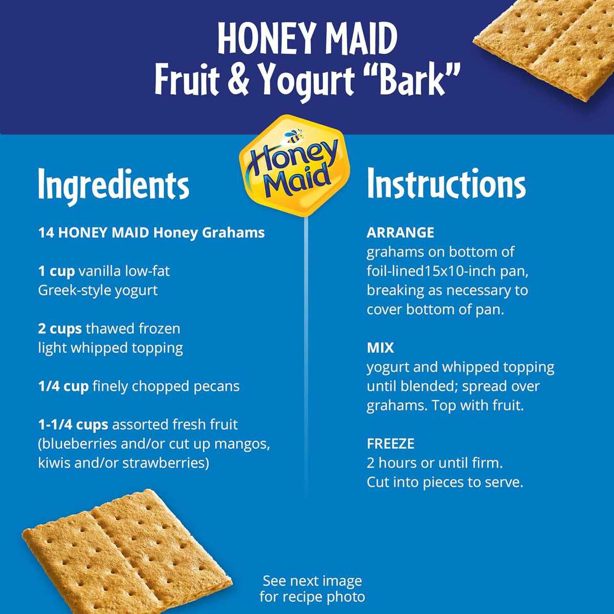 HONEY MAID Graham Crackers – Family Snack Drawer Pack, Sweet Honey Crunch for Children