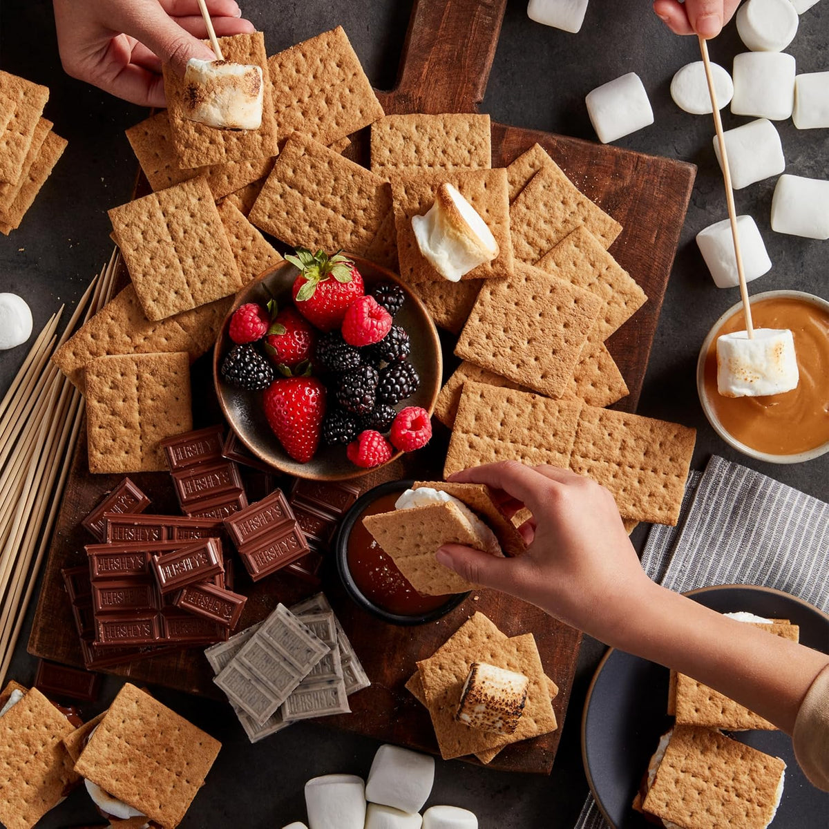 HONEY MAID Graham Crackers – Family Snack Drawer Pack, Sweet Honey Crunch for Children