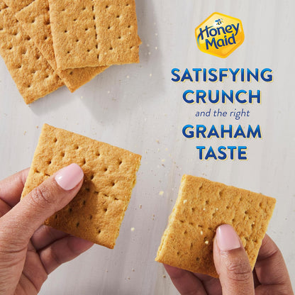 HONEY MAID Graham Crackers – Family Snack Drawer Pack, Sweet Honey Crunch for Children