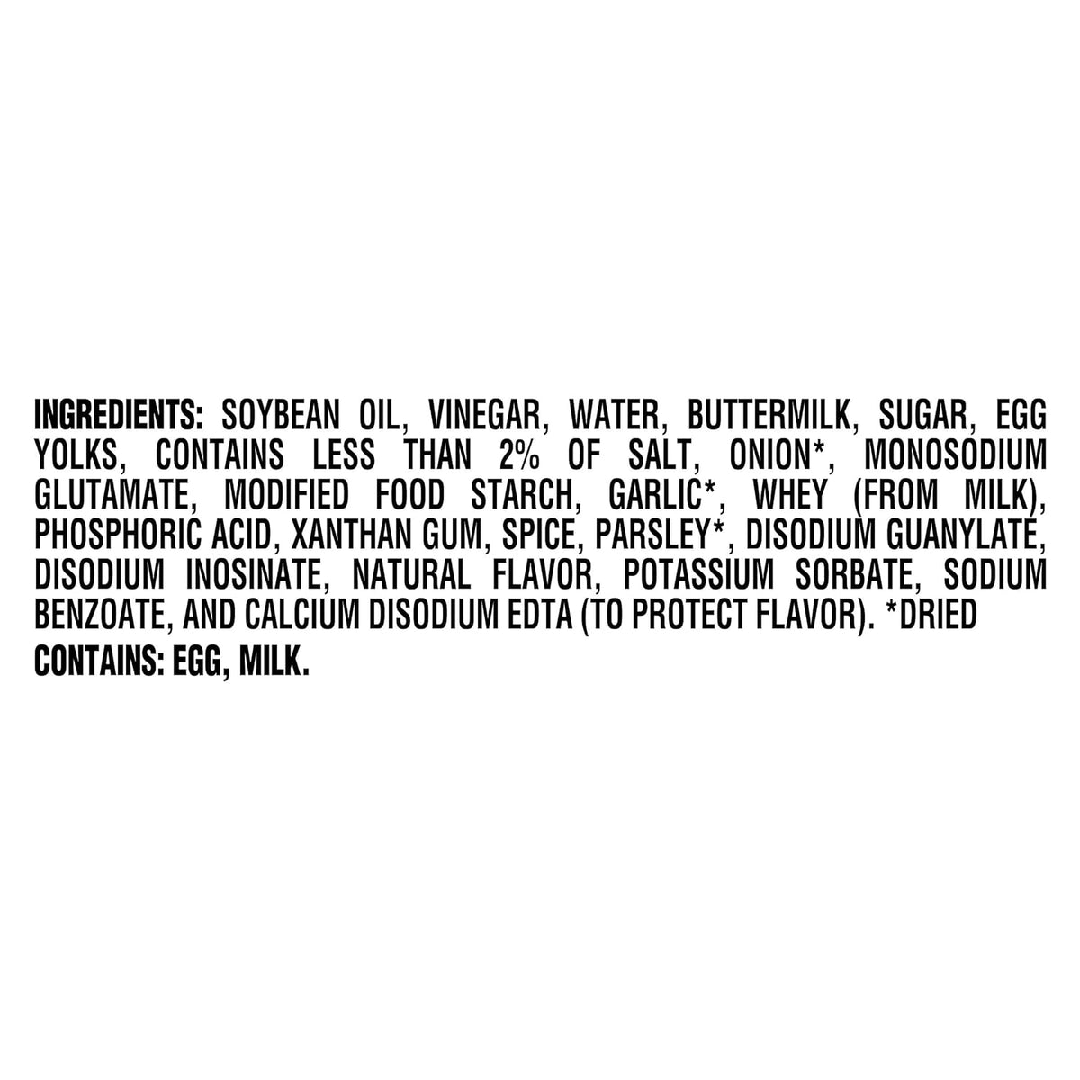 improved recipe with heightened herb and ranch flavor profile