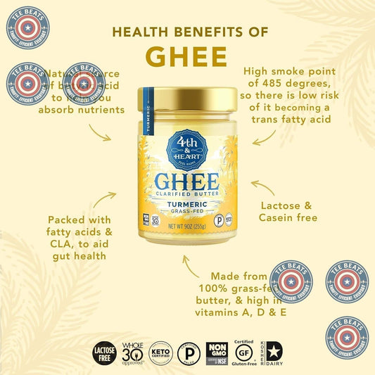 infused with turmeric for flavor and functional benefits