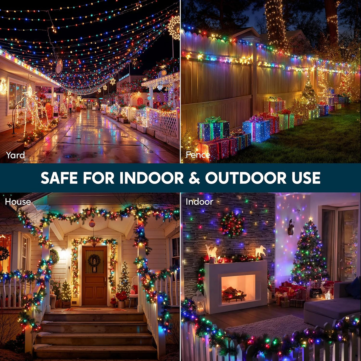 Joiedomi 600 LED Plug-in String Lights – Pastel Dimmable Bedroom Decor with 8 Lighting Modes and Reel Storage for Small Spaces
