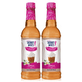 Jordan's Skinny Mixes Vanilla Coffee Syrup for Study Fuel and Brainpower Beverages, Zero Calorie Energy Companion