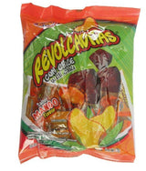 Jovy Revolcaditas Chili Mango Toffee Lollipops – Portable Pick Me Up Candy for Remote Workers and Gamers