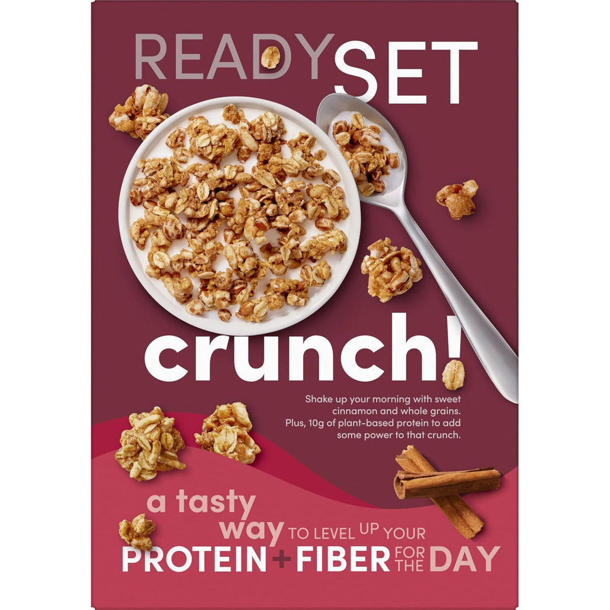 Kashi GO Cinnamon Crunch Cereal – Mindful Eating Pick with 10g Plant Protein and Fiber for a Nourishing Start