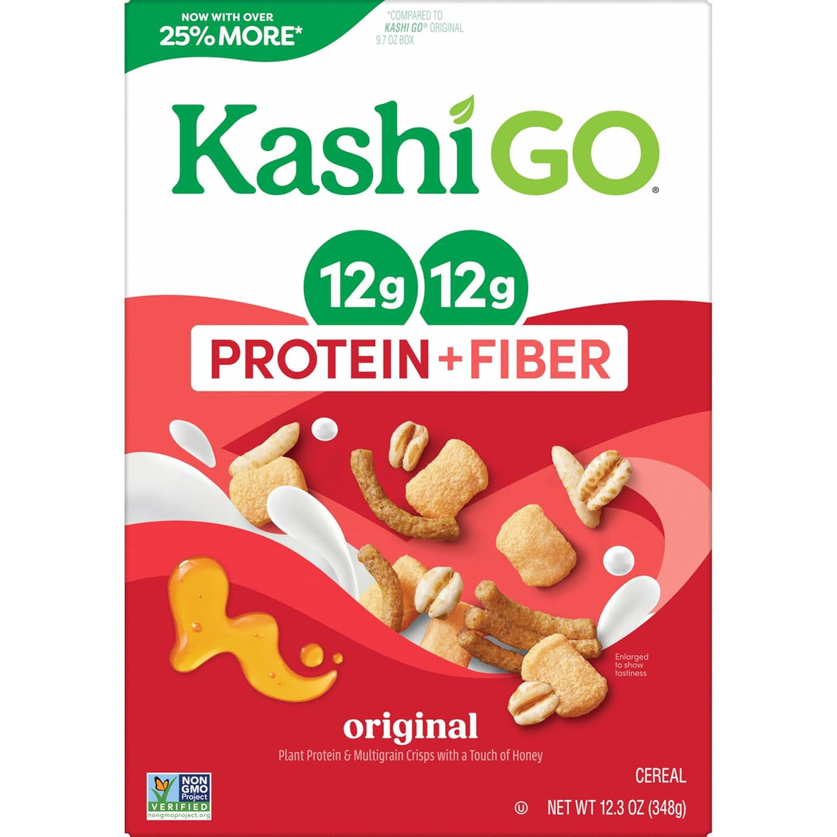 Kashi GO Protein Cereal – 12g Plant Protein Breakfast Bowl for Focused Work-from-Home Mornings
