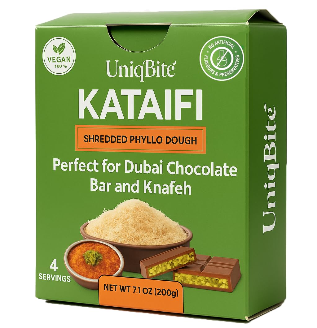 Kataifi Heritage Shredded Dough – Premium Pantry Essential for Sophisticated Knafeh, Baklava, and Chocolate Bar Artistry
