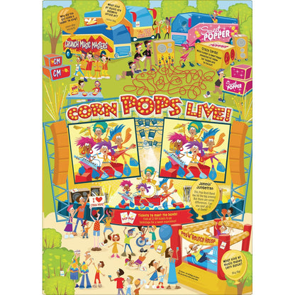 Kellogg's Corn Pops Cereal – Car Cup Holder Snack for Busy Commutes and Errands, 22.6 oz