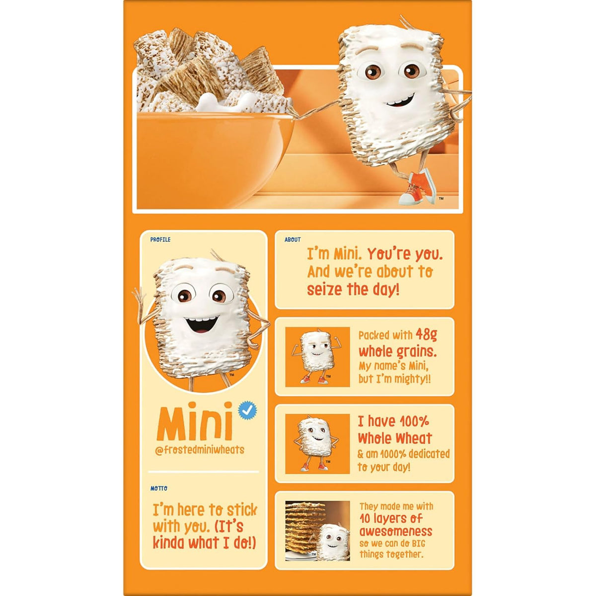 Kellogg’s Frosted Mini-Wheats Cereal – Seven Vitamins and Minerals Breakfast for Nourishing Daily Wellness Rituals