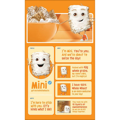 Kellogg’s Frosted Mini-Wheats Cereal – Seven Vitamins and Minerals Breakfast for Nourishing Daily Wellness Rituals