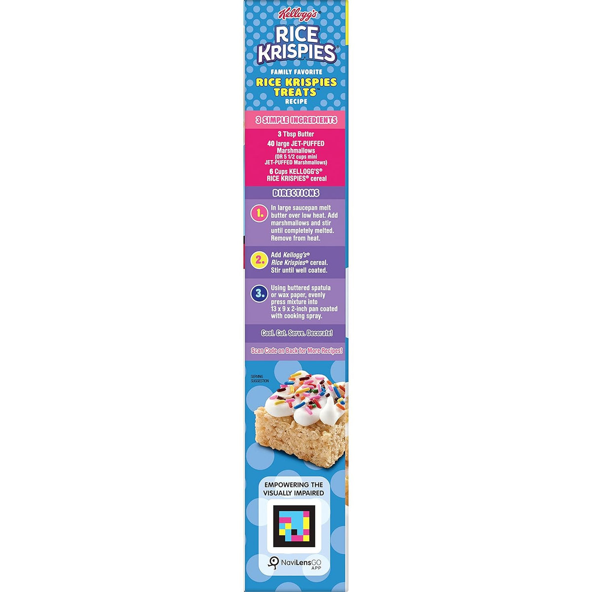 Kellogg's Rice Krispies Cereal – Fast Pre-Work Study Breakfast for the Kitchen Counter, Low Sugar 24oz