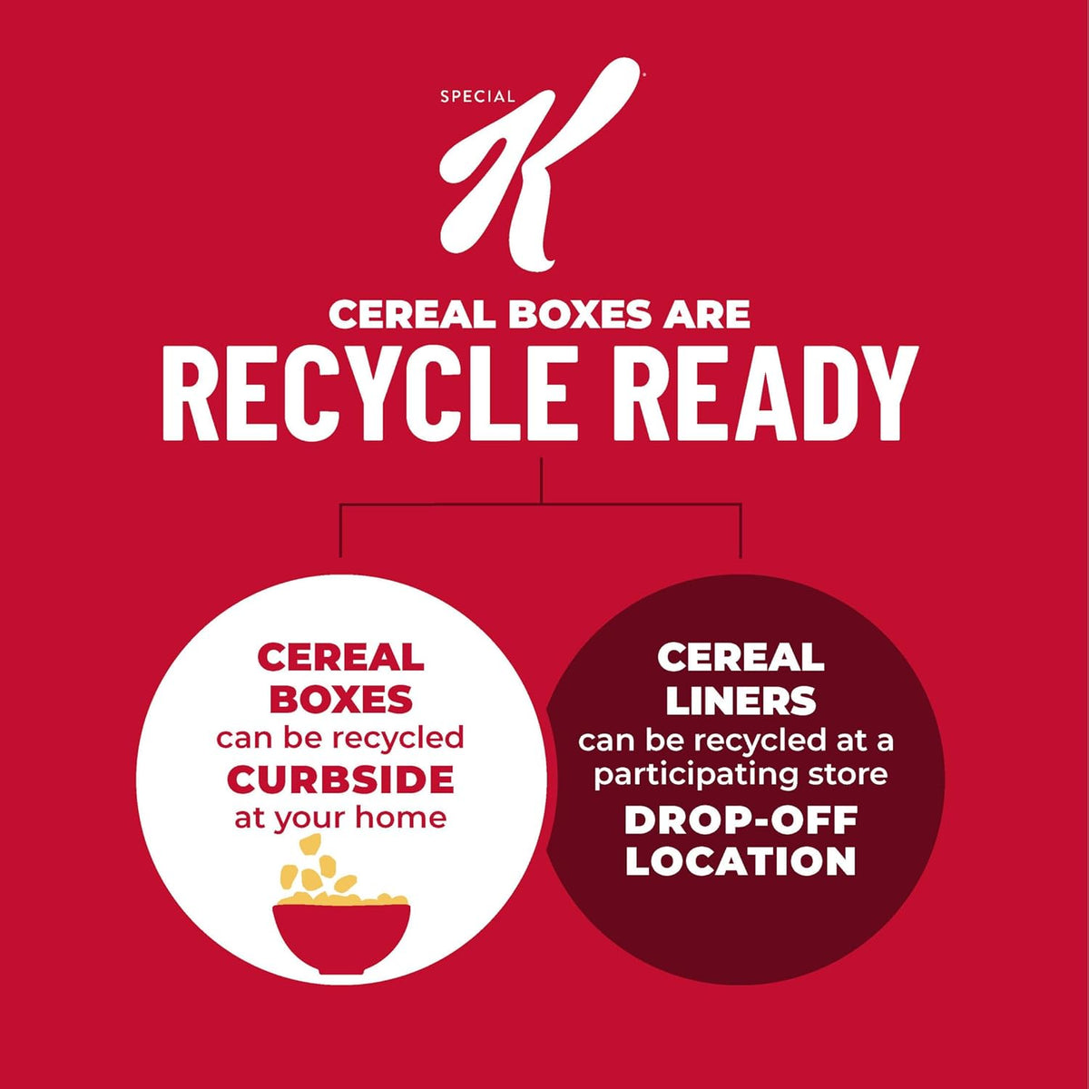 Kellogg's Special K Red Berries Cereal – Kosher Pareve School Lunchbox Snack for Growing Kids, Multi-Pack Value