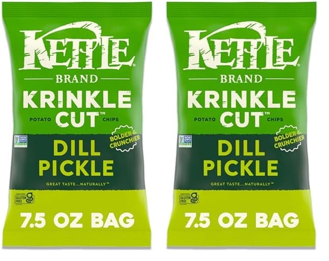 Kettle Brand Potato Chips Parmesan Cheese Kettle Chips, 13 Oz Family-Size – Holiday Entertaining Gift Basket Staple