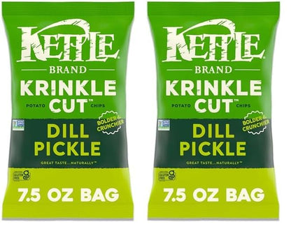 Kettle Brand Potato Chips Parmesan Cheese Kettle Chips, 13 Oz Family-Size – Holiday Entertaining Gift Basket Staple
