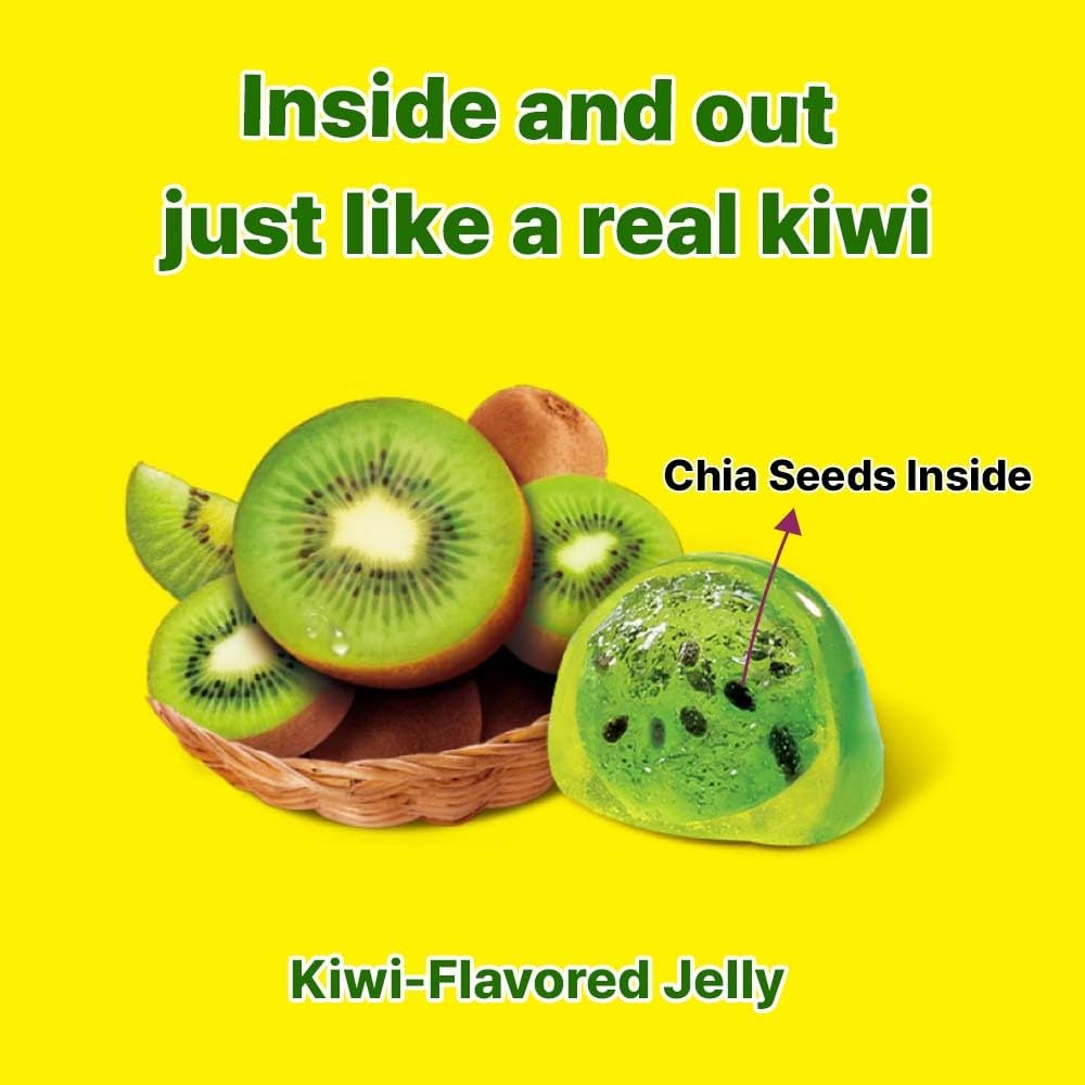 Kidsmania Korean Fruit Jelly Candy – Individually Wrapped Pocket Snack for Travel and Midday Cravings