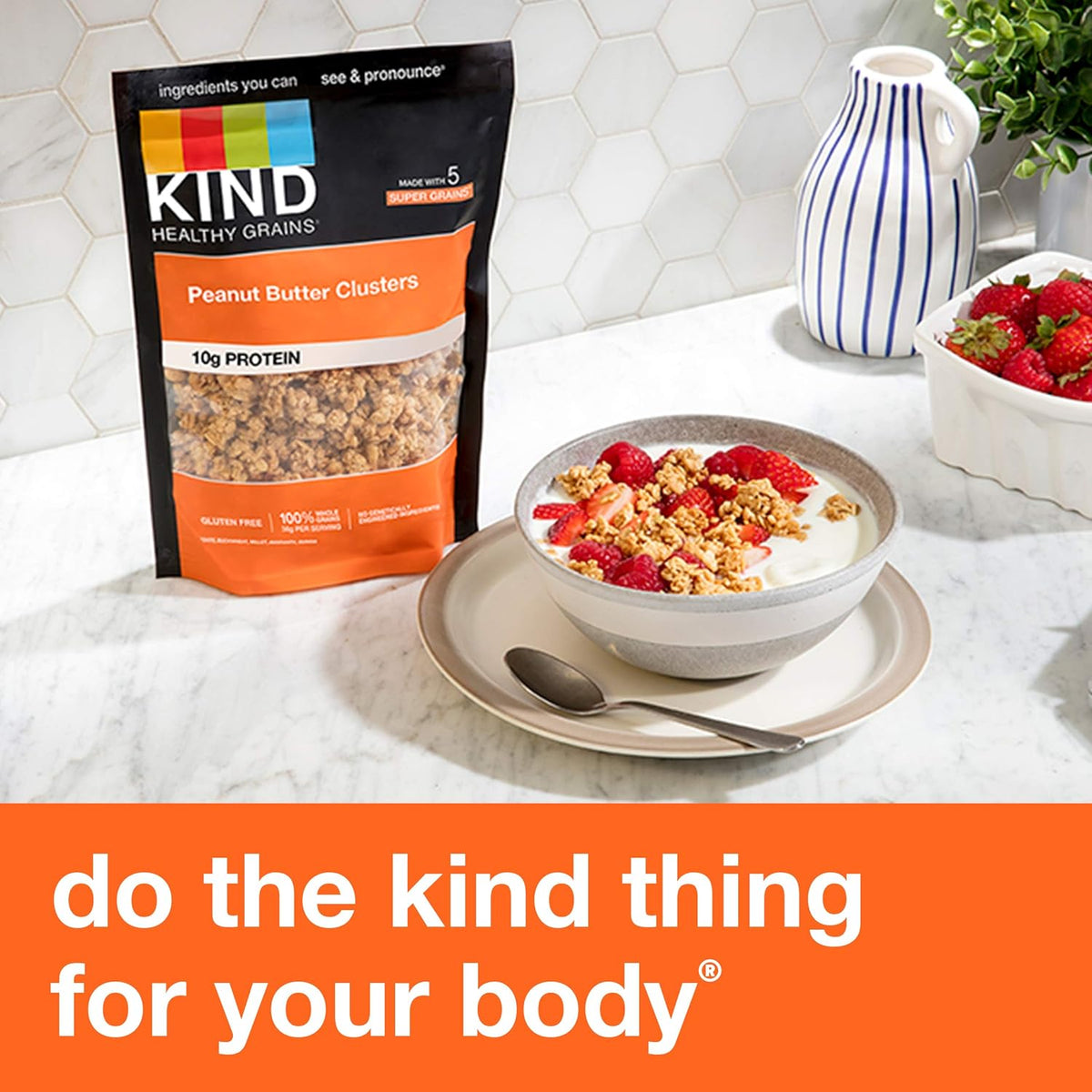 KIND Healthy Grains Peanut Butter Clusters – Crunchy Desk Drawer Snack for Long Shifts
