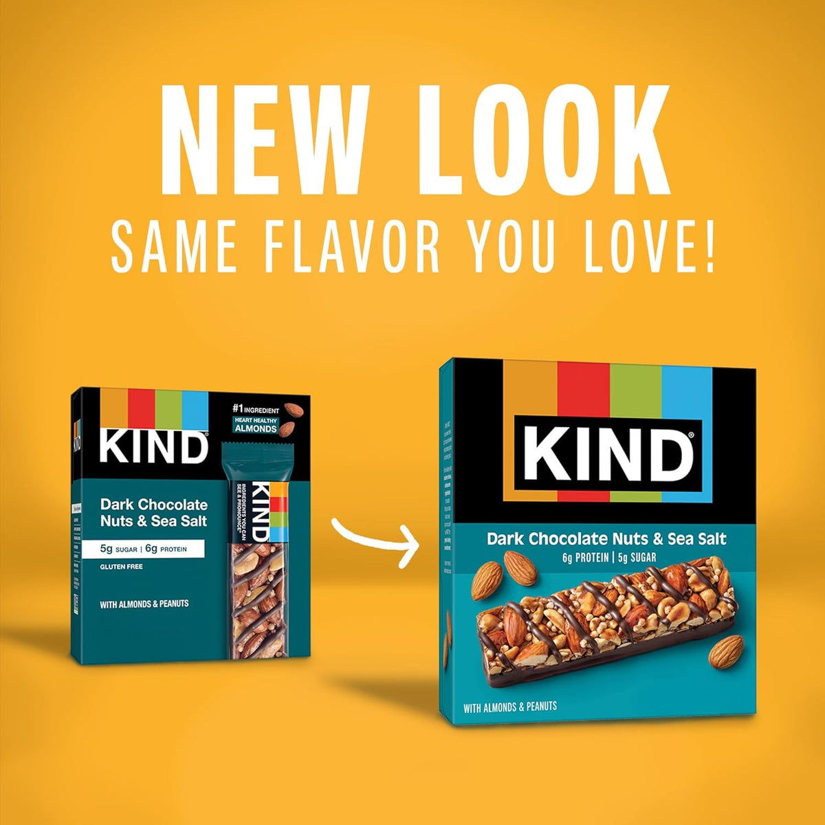 KIND Nut Bars Family Snack Pack – Crunchy Almond Bars for Lunchboxes and Weekend Outings