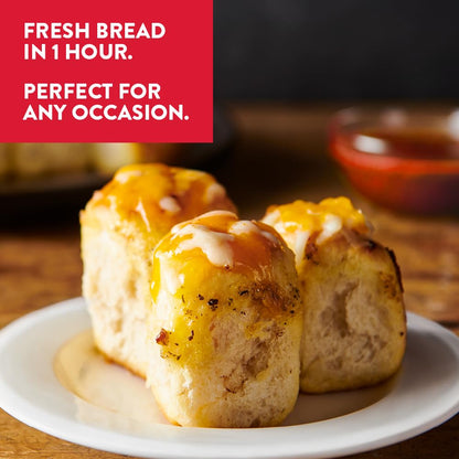 King Arthur Baking Company Pull-Apart Garlic Bread Mix Kit – Interactive Pull-Apart Loaf for Family Meals