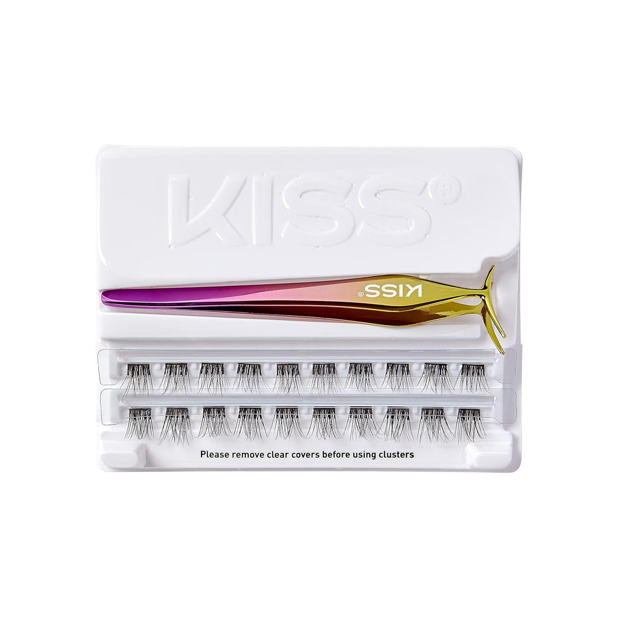 KISS imPRESS Pre-Bonded Lash Clusters – Effortless Glue-Free Lashes for Streamlined Makeup Kits