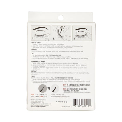 KISS Looks So Natural Lash Pack – 'Shy' Style 12mm Indulgent Gift-Ready Beauty for the Luxury Vanity