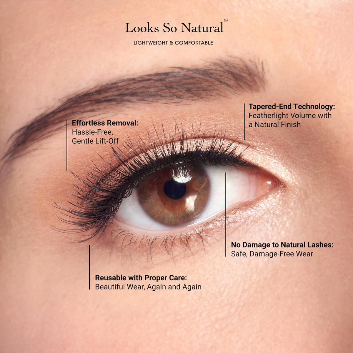 KISS Looks So Natural Lash Pack – 'Shy' Style 12mm Indulgent Gift-Ready Beauty for the Luxury Vanity