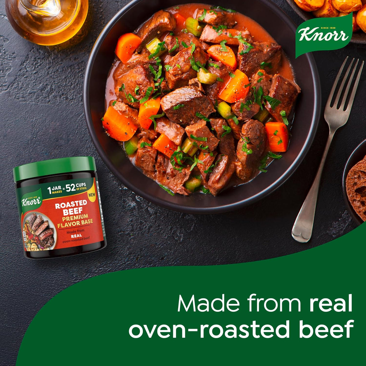 Knorr Beef Flavor Base – Ready-to-Use Stock for Batch Cooking and High-Volume Family Dinners