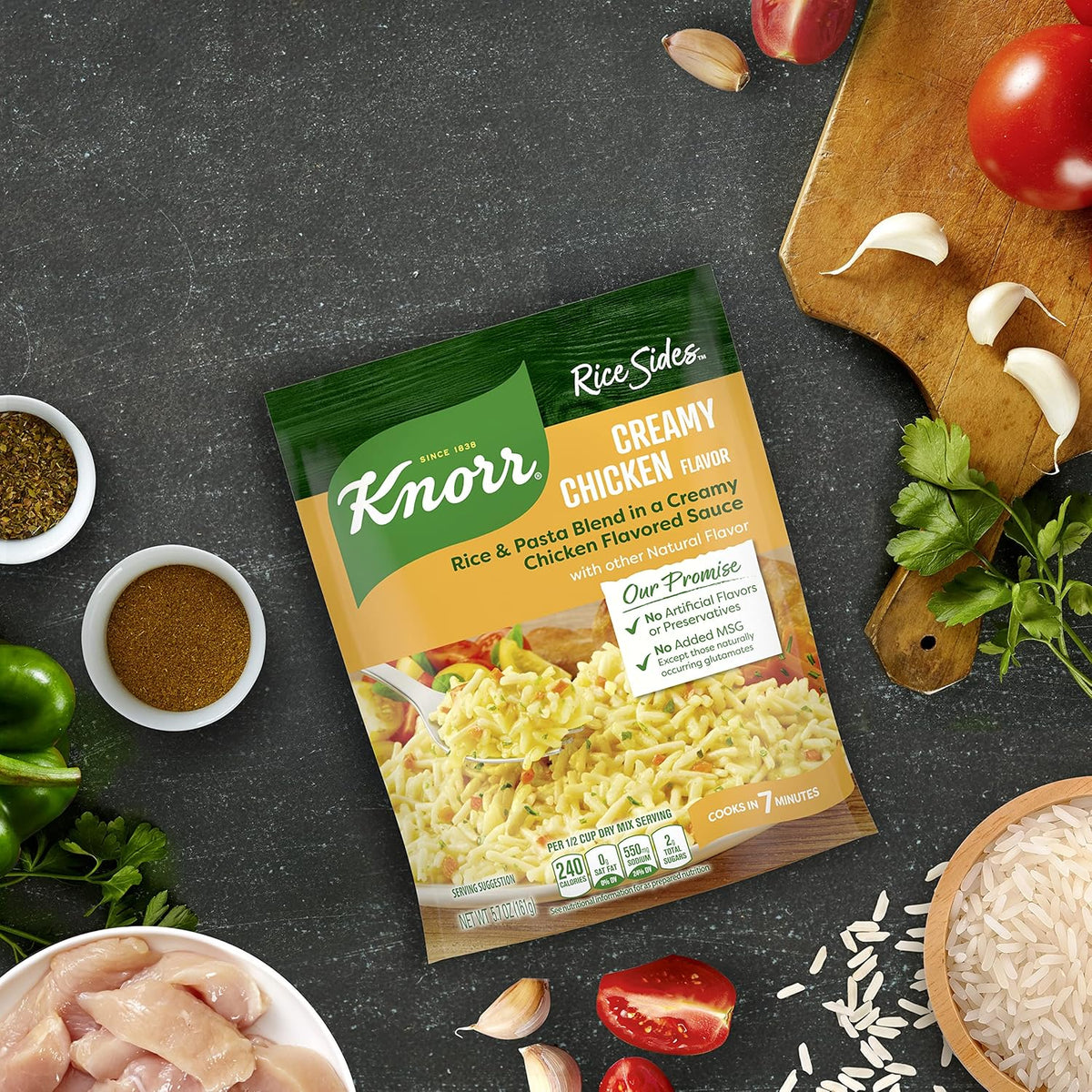 Knorr Creamy Chicken Rice Pouches – Easy Desk Lunch When You Skip the Takeout Run