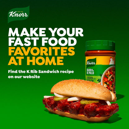 Knorr Granulated Chicken Bouillon 7.9 oz – Cholesterol-Free Seasoning Base for Mindful Meal Prep