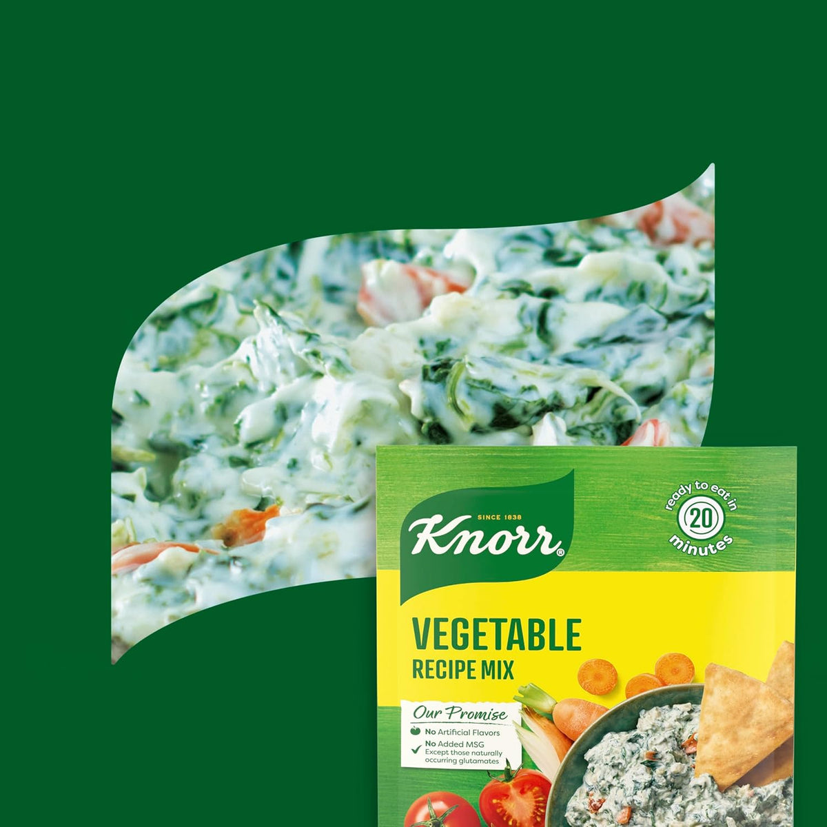Knorr Vegetable Soup and Dip Mix for Clean-Ingredient Weeknight Wellness Routines 1.4 oz