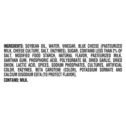 Kraft Chunky Blue Cheese Dressing – Fridge-Staple Dressing for Tossed Salads with Restaurant-Style Blue Cheese Flavor