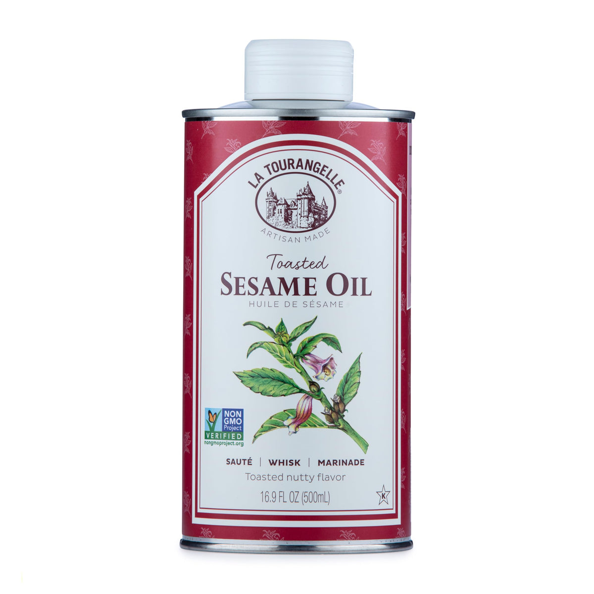 La Tourangelle Slow-Roasted Sesame Oil – Award-Winning Finishing Oil for Gourmet Cooks