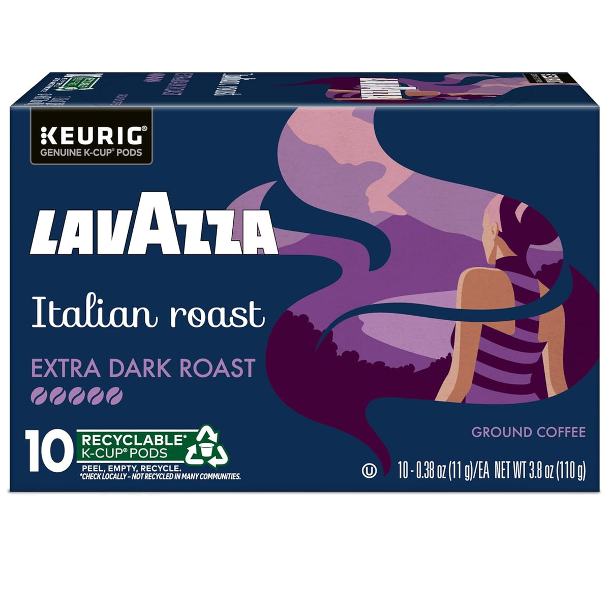 Lavazza Bulk Italian Coffee Pods – Elegant Housewarming Present for Coworkers and Friends, 120ct