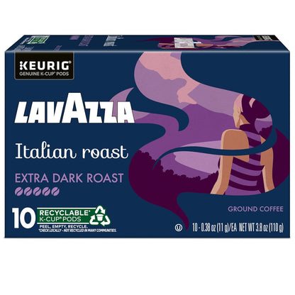 Lavazza Bulk Italian Coffee Pods – Elegant Housewarming Present for Coworkers and Friends, 120ct