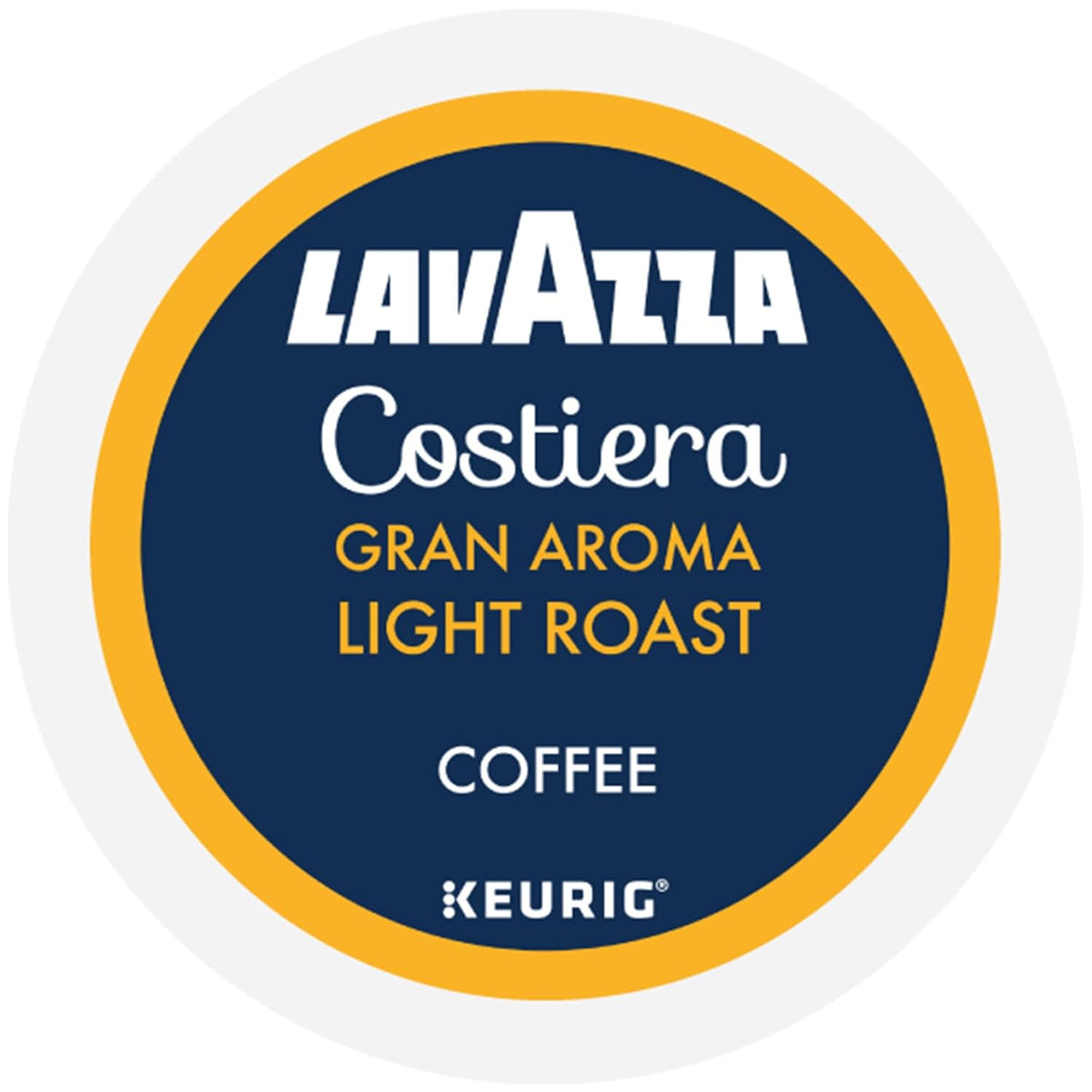 Lavazza Costiera Gran Aroma Single-Serve Pods for a Slower Start to the Day, Floral Citrus Light Roast Keurig Coffee