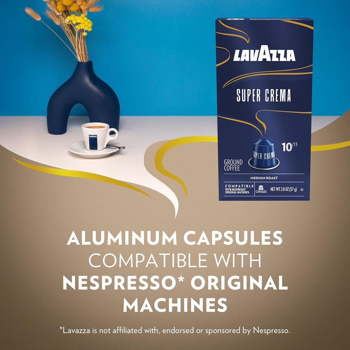 Lavazza Super Crema Medium Roast Nespresso Original Capsules – Intentional Coffee Pause Between Work and Dinner