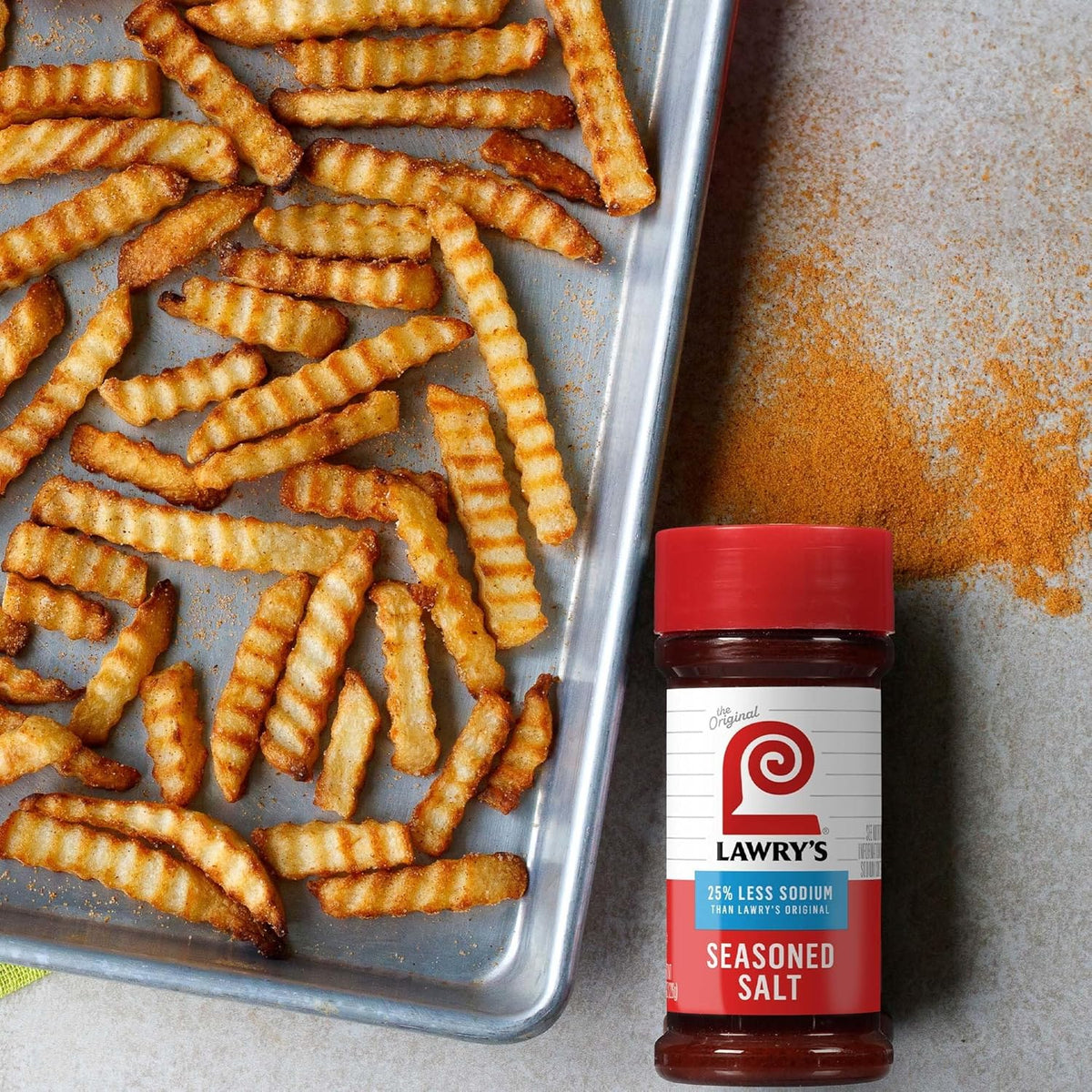 Lawry's 25% Less Sodium Seasoned Salt – All-in-One Seasoning to Streamline Weeknight Cooking