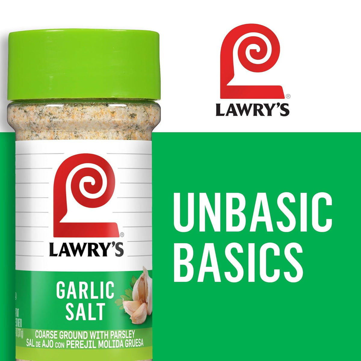 Lawry's Garlic Salt – Ready-to-Give Kitchen Gift Set Piece for Newlyweds, 11 oz