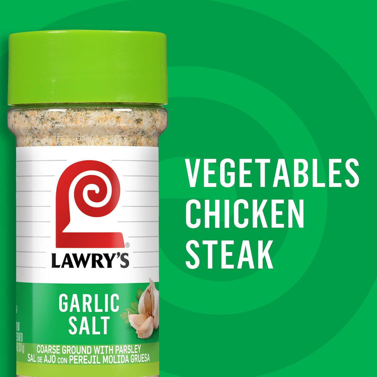 Lawry's Garlic Salt – Ready-to-Give Kitchen Gift Set Piece for Newlyweds, 11 oz
