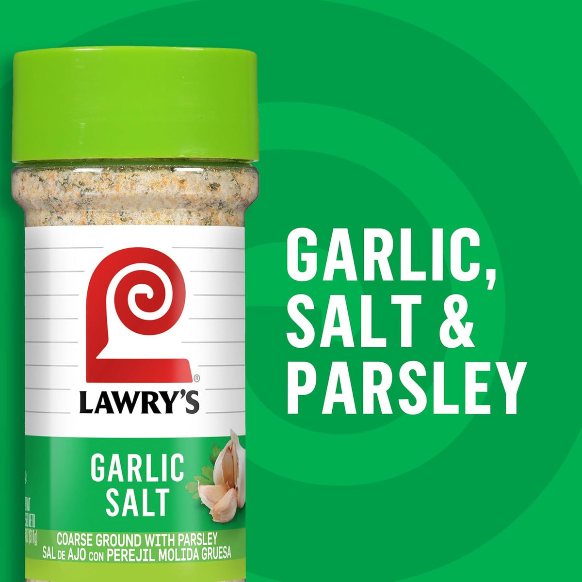 Lawry's Garlic Salt – Ready-to-Give Kitchen Gift Set Piece for Newlyweds, 11 oz