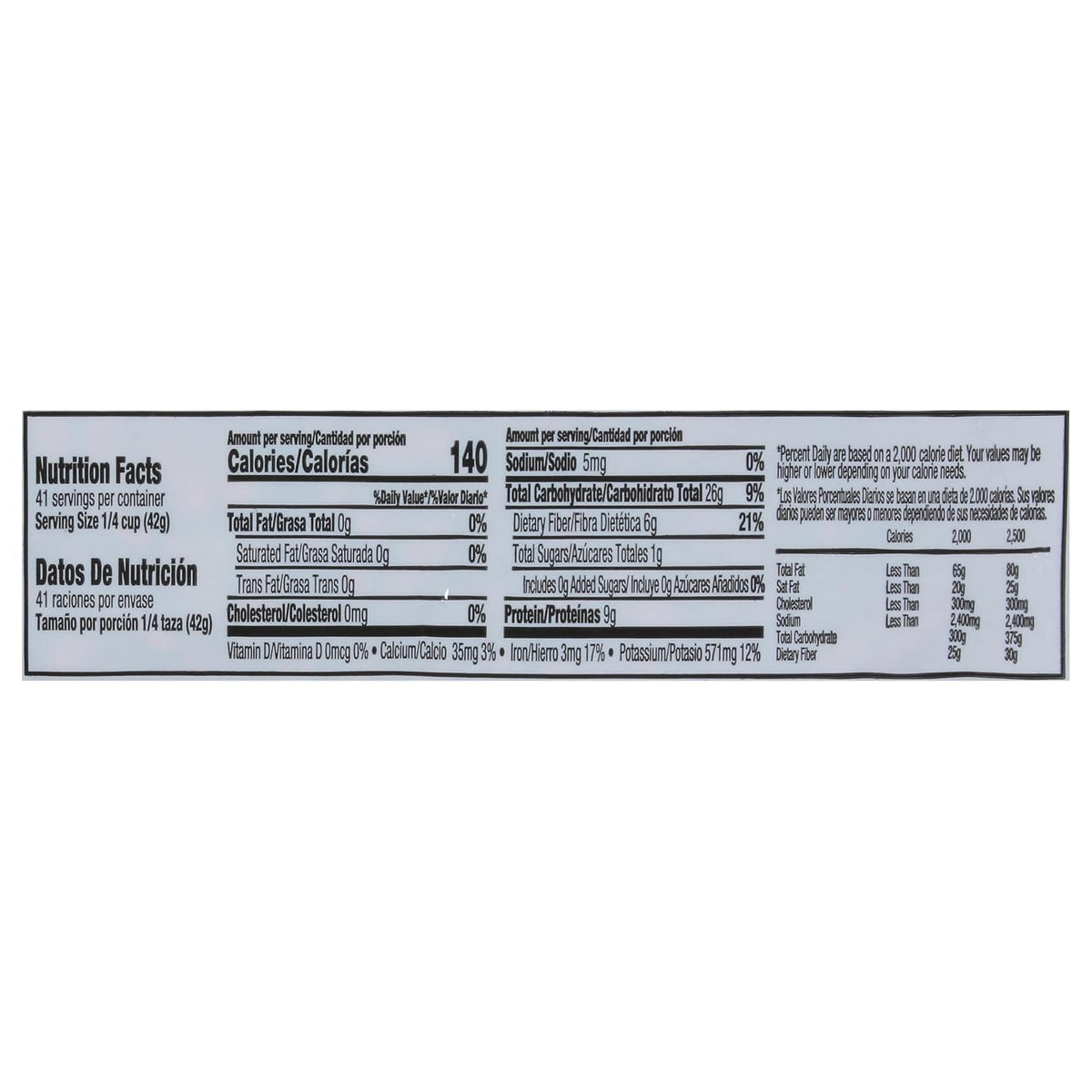 long shelf life dry format, no refrigeration required